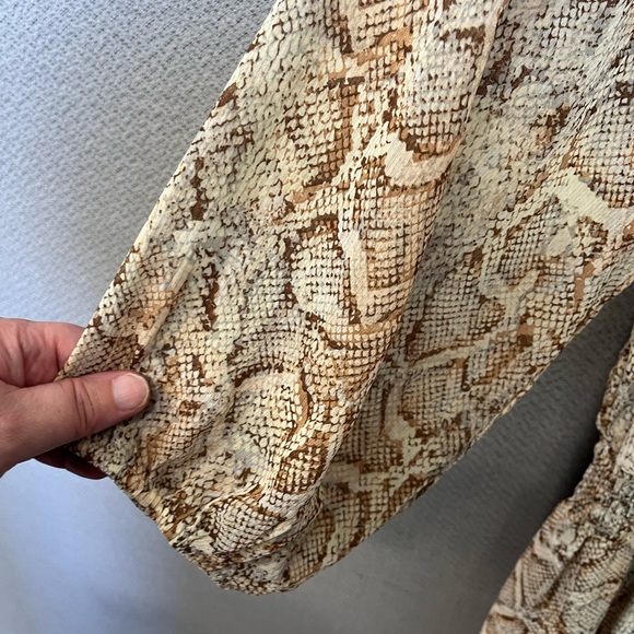 Jessica Simpson full length snake print dress new tags attached size 1X - Picture 14 of 15